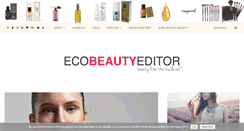 Desktop Screenshot of ecobeautyeditor.com