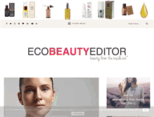 Tablet Screenshot of ecobeautyeditor.com